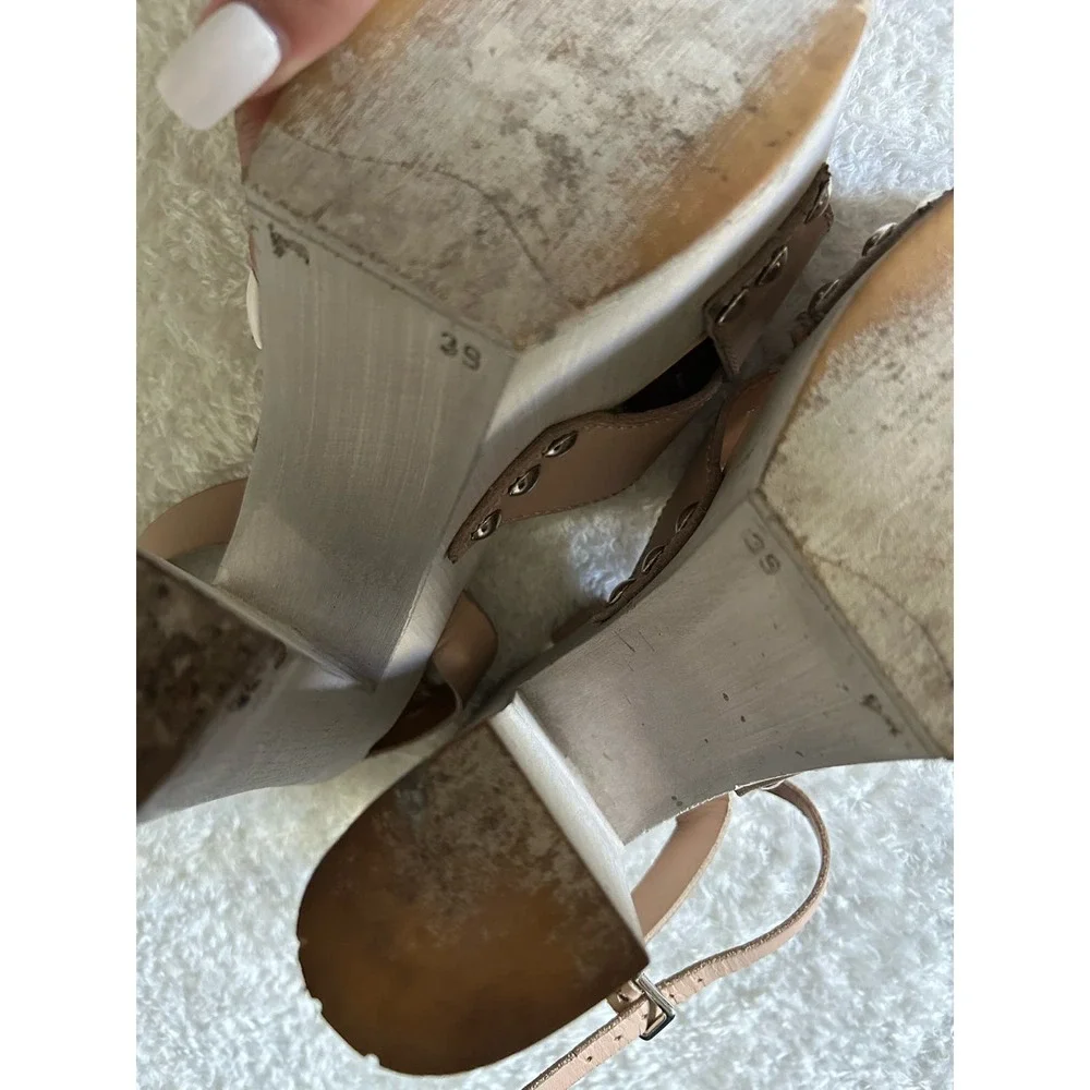 Steve Madden y2k Beige Heels Size 39/8.5 - Picture 4 of 5